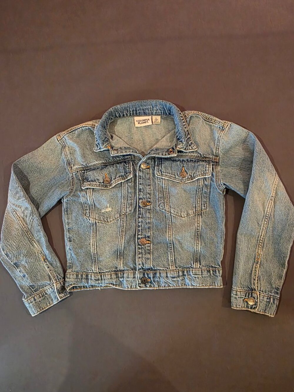 Colorful Planet Girls Size L (12) Denim Jacket